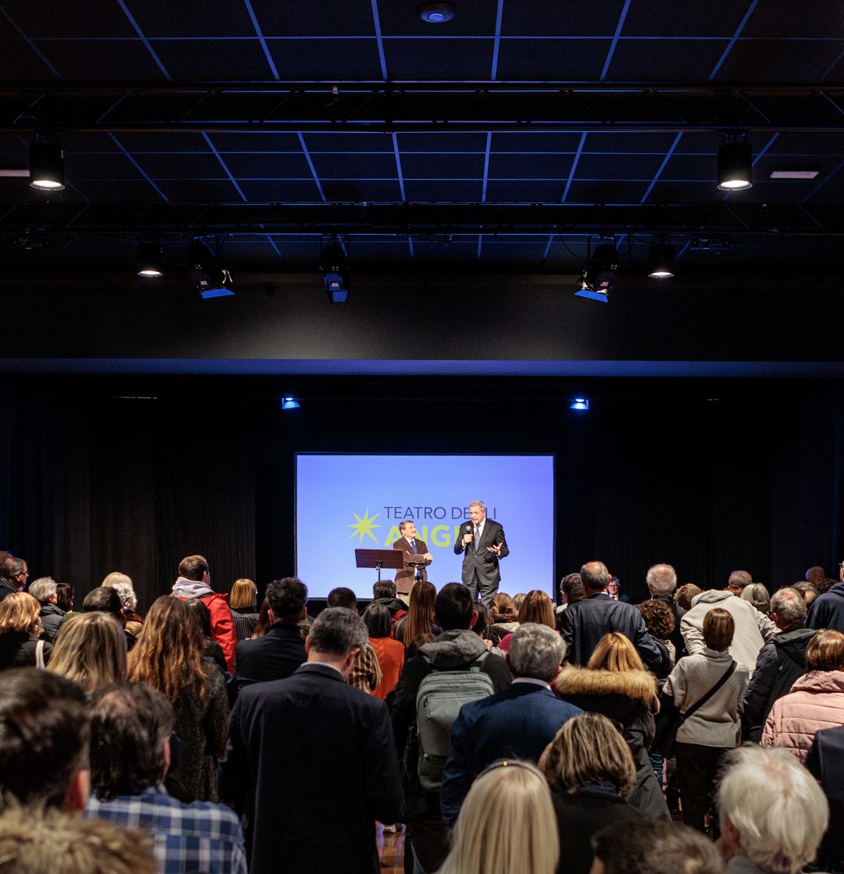 Inaugurated in Milan: “Teatro degli Angeli,” an innovative project featuring Giacomo Poretti and supported by Dils
